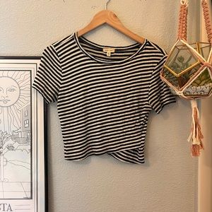 Urban Outfitters Striped Crop Top